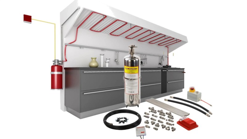 Kitchen hood Fire Protection