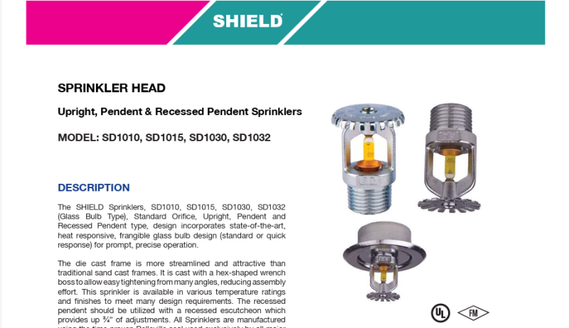 Sprinkler Head Catalogue pdf